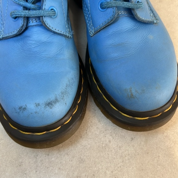 Dr. Martens 1460 Pascal Virginia Leather Boots Blue Womens Size 6 - Picture 3 of 8